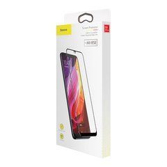3D Защитное стекло Baseus для Xiaomi Mi8 SE, 0.3mm, All-screen Arc-surface Tempered Glass Film, черное (SGMIM8SE-TM01) 13248 фото