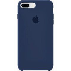 Чехол силиконовый Silicone Case для Apple iPhone 7 Plus, iPhone 8 Plus Dark Blue 19087 фото