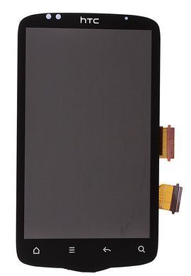 Дисплей HTC Desire S S510e, G12 чорний (широкий шлейф) 00220 фото