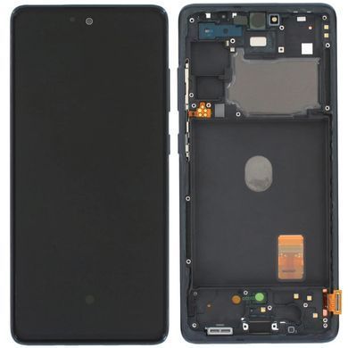 Дисплей для Samsung G780 Galaxy S20 FE, G781 с рамкой синий Cloud Navy OLED Хайкопия 32651 фото