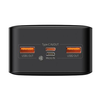 Внешний аккумулятор (Повербанк) Powerbank Baseus Bipow Digital Display 30000mAh 20W ( PPDML-N01 ) черный 26330 фото