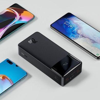 Внешний аккумулятор (Повербанк) Powerbank Baseus Bipow Digital Display 30000mAh 20W ( PPDML-N01 ) черный 26330 фото