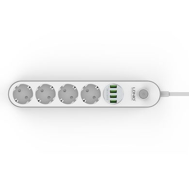 Сетевой удлинитель LDNIO SE4432 4x220V и 4xUSB, 2м 07751 фото