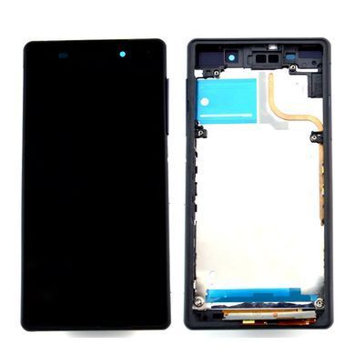 Дисплей Sony D6502, D6503 Xperia Z2 и рамкой черный 00971 фото