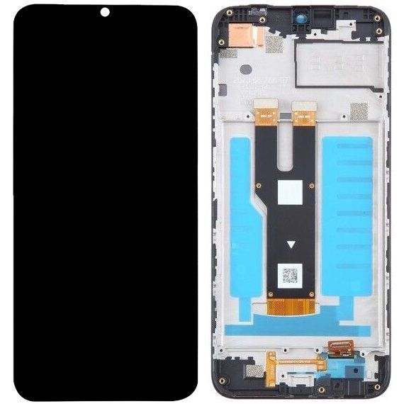 Дисплей для ZTE Blade A73 4G, V50 Design 4G 8050 с рамкой черный Оригинал Китай 29904 фото