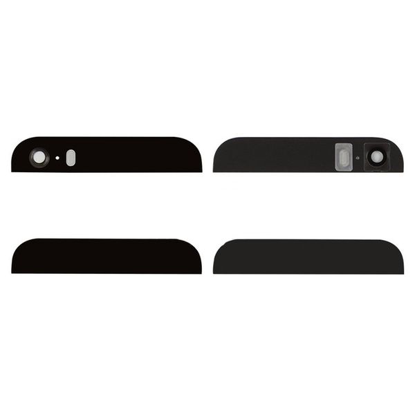 Комплект стекол (верхнее и нижнее) на корпус Apple iPhone 5S черный 07134 фото