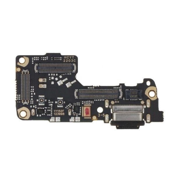 Нижняя плата для Xiaomi 12 2201123G, 2201123C, Xiaomi 12X 2112123AC, 2112123AG с разьемами зарядки и Sim-карты, с микрофоном 29804 фото