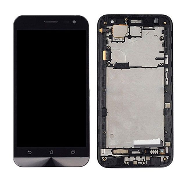 Дисплей для Asus ZenFone 2 Laser (ZE500KL, ZE500KG) Z00ED с рамкой черный 07935 фото
