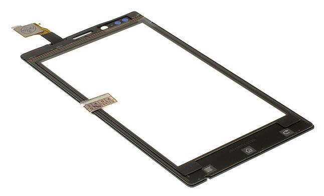 Сенсор (тачскрин) Sony ST26i Xperia J черный Оригинал Китай 00603 фото