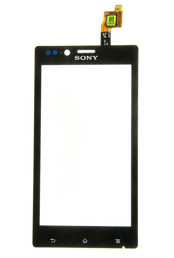 Сенсор (тачскрин) Sony ST26i Xperia J черный Оригинал Китай 00603 фото