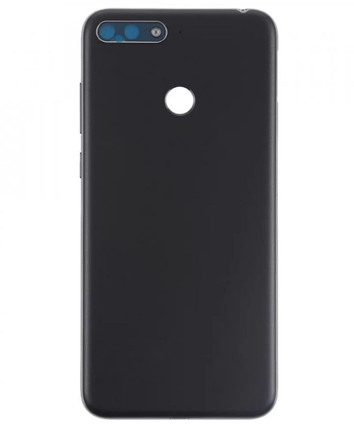 Задняя крышка Huawei Y6 Prime 2018 (ATU-L31, ATU-L42) черная, с вырезом под сканер отпечатка пальца 23022 фото