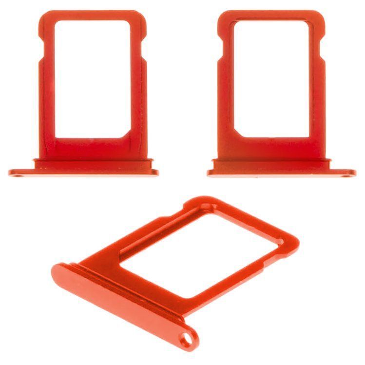 Держатель SIM-карты Apple iPhone 12 Mini красный 24374 фото