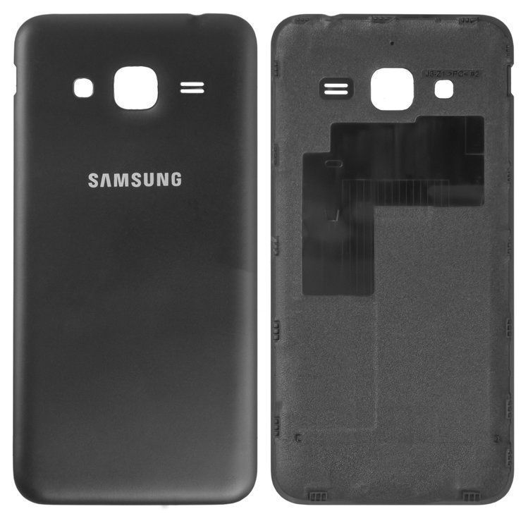 Задняя крышка для Samsung J320H Galaxy J3 (2016) черная 07257 фото