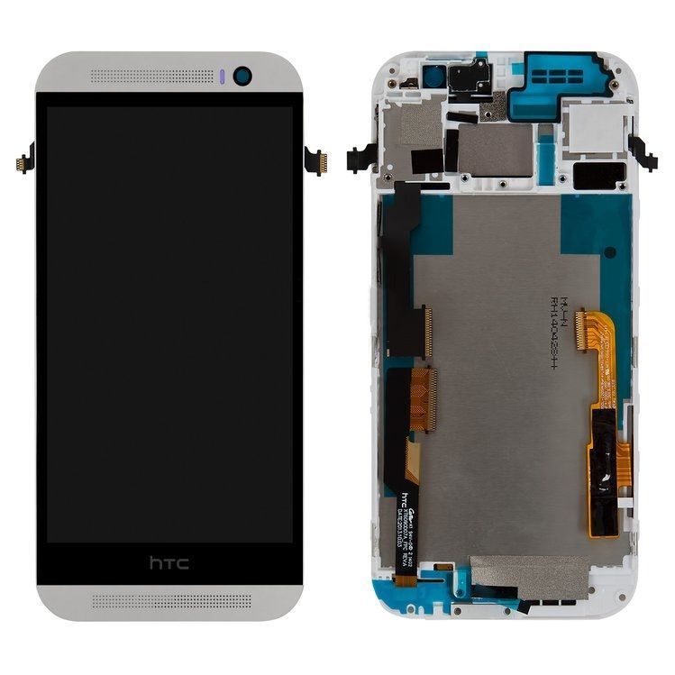Дисплей HTC One M8 и рамкой серый 05630 фото