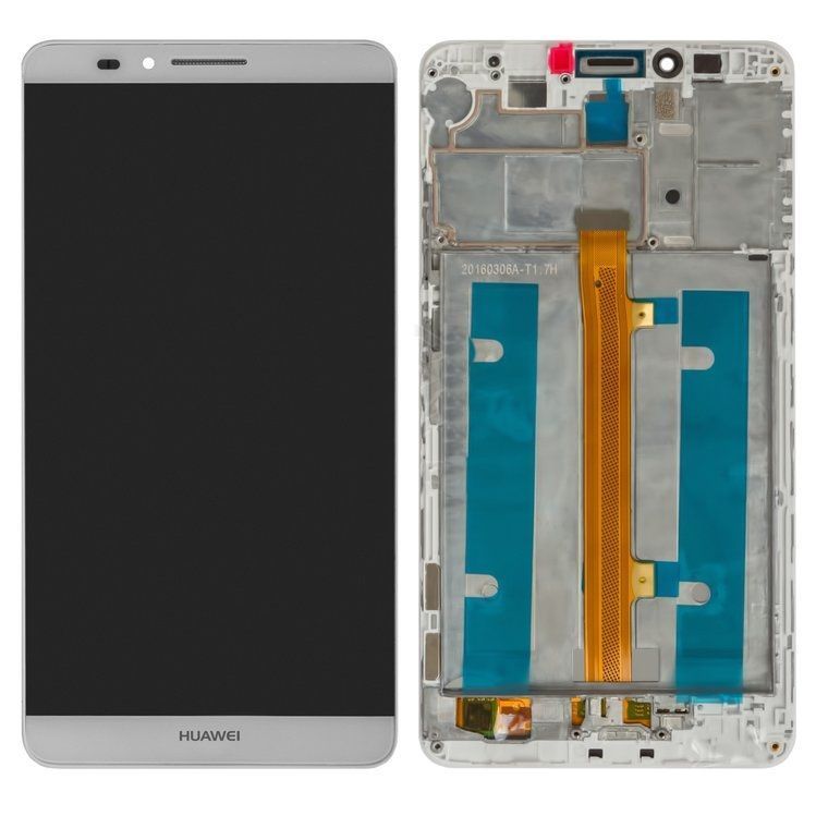 Дисплей для Huawei Ascend Mate 7 (JAZZ-L09) с рамкой белый 06268 фото