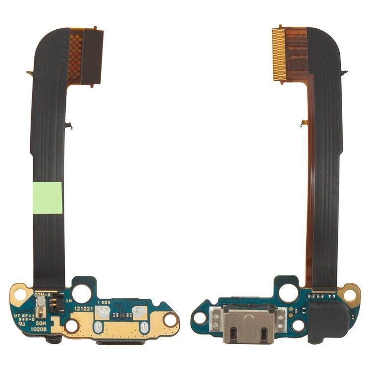 Нижняя плата для HTC One M7 801e с разьемом зарядки и микрофоном 04344 фото