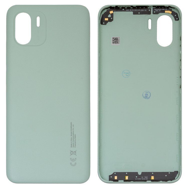 Задня кришка для Xiaomi Redmi A1, Redmi A2 220733SI зелена, Light Green оригінал Китай 30203 фото