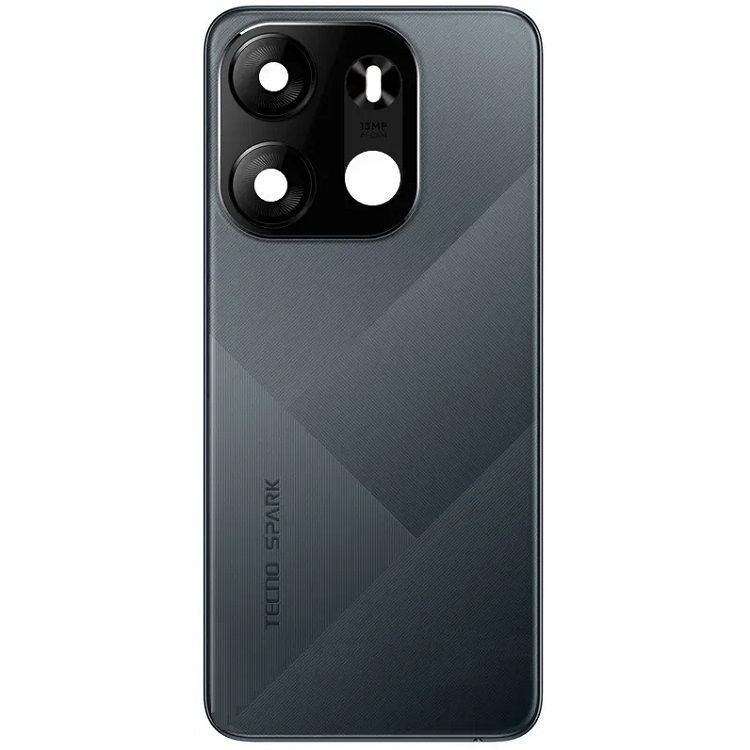 Задняя крышка для Tecno Spark Go 2023 BF7n черная со стеклом камеры 30004 фото
