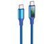 Кабель Borofone BU32 1m 100W PD Type-C на Type-C синий 25975 фото 1