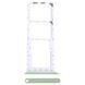 Держатель Sim-карты для и карты памяти Samsung A057 Galaxy A05s зеленый, Light Green, на две Sim-карты 33354 фото