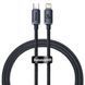 Кабель Baseus Crystal Shine Data Cable Type-C to Lightning 20W (1.2m) черный CAJY000201 27312 фото 1