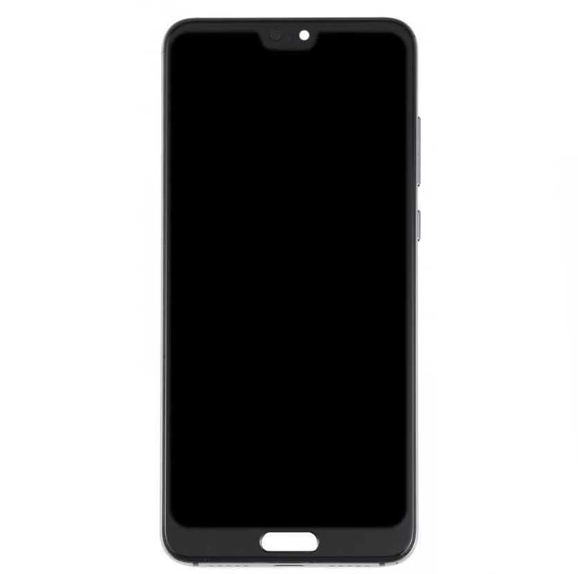Дисплей для Huawei P20 Pro (CLT-L29, CLT-L09) с рамкой черный, TFT, без шлейфа сканера отпечатка пальца 22952 фото