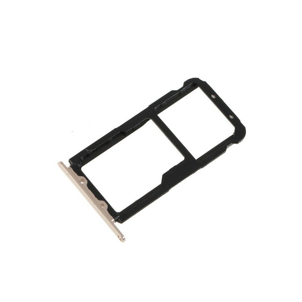 Держатель Sim-карты и карты памяти Huawei Mate 20 Lite (SNE-LX1) золотистый, Platinum Gold 15905 фото