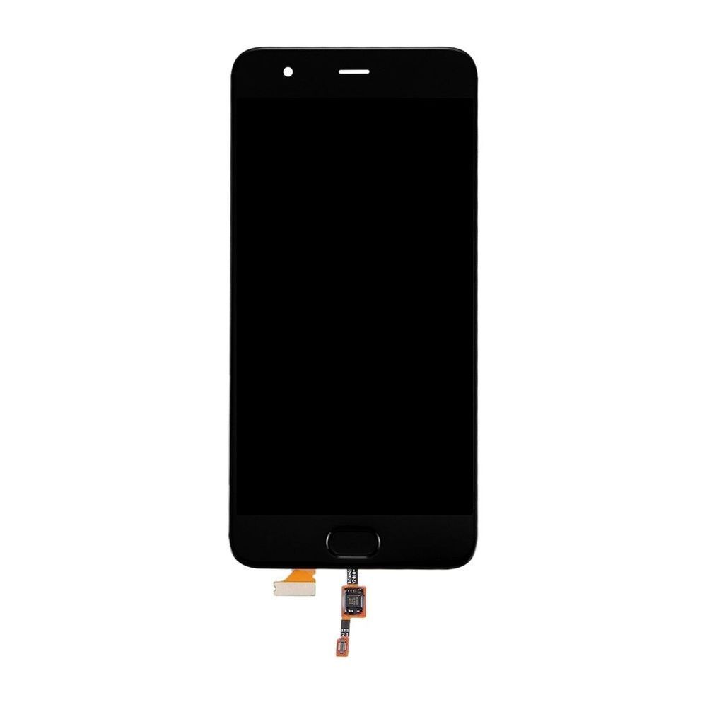 Дисплей для Xiaomi Mi6 чорний (зі шлейфом сканера відбитка) 07273 фото