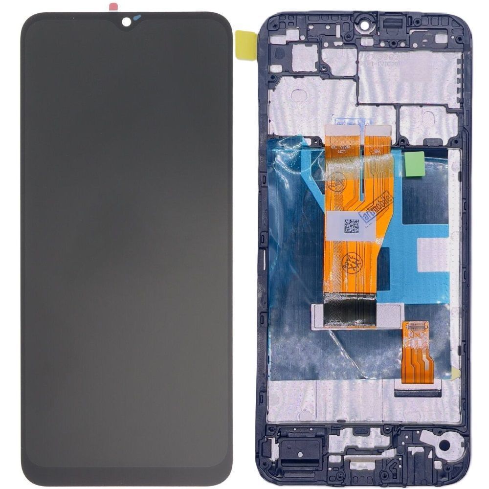 Дисплей для Realme C33 RMX3624 з рамкою чорний 30258 фото