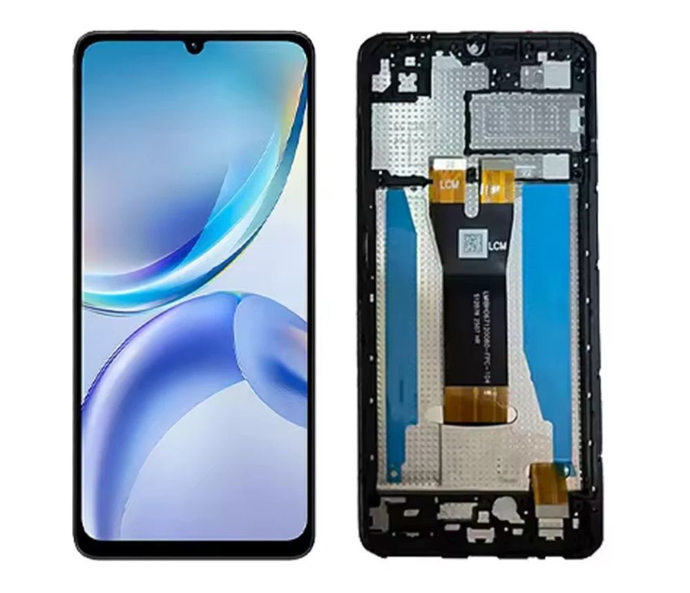 Дисплей для ZTE Blade A36 Z2472, Blade A56 Z2473 с рамкой черный Оригинал Китай 32245 фото