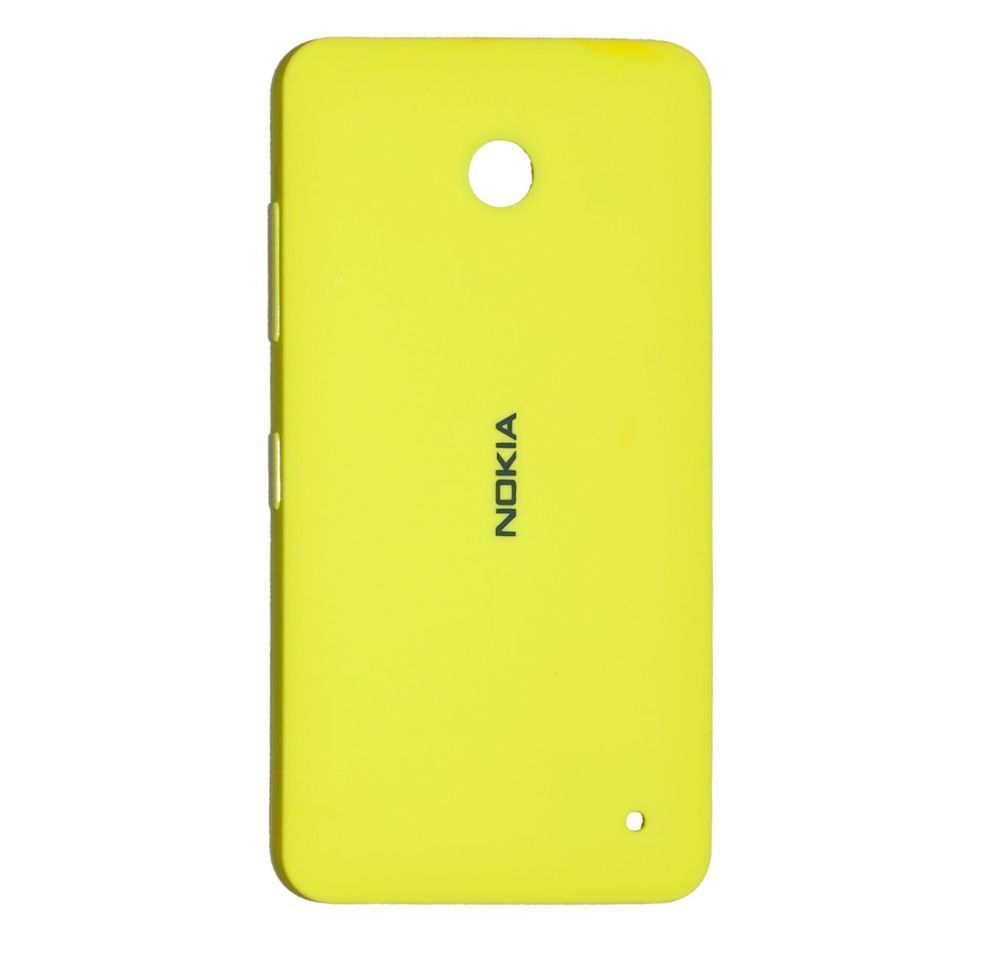 Задняя кришка для Microsoft (Nokia) Lumia 630, 635 желтая 06614 фото