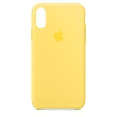 Чехол силиконовый Silicone Case для Apple iPhone X, iPhone XS Canary Yellow 14477 фото