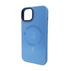 Чохол скляний матовий AG glass sapphire MagSafe для Apple iPhone 11 блакитний 28727 фото