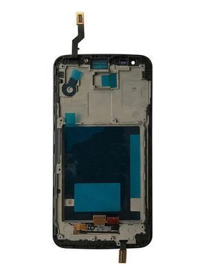 Дисплей для LG D800 G2, D801 G2, D803 G2 с рамкой черный Оригинал Китай 06169 фото