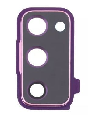 Скло камери Samsung G780F Galaxy S20 FE, G781B, з рамкою лавандового кольору Cloud Lavender 28908 фото