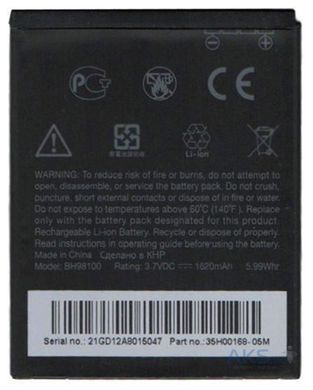 Аккумулятор HTC BH98100 для Desire SV T326e, 1620mAh 04089 фото