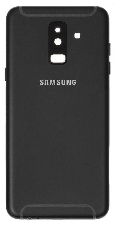 Задня кришка для Samsung A605F Dual Galaxy A6 Plus (2018) чорна Оригінал Китай, зі склом камери 12901 фото