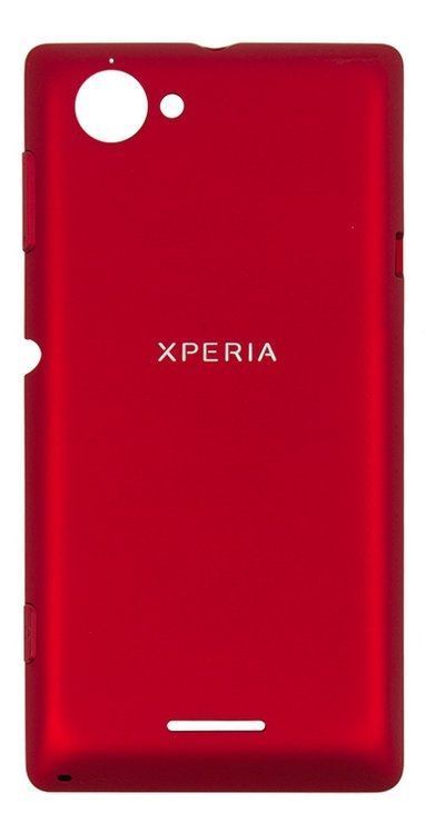 Задняя крышка для Sony C2104, C2105 Xperia L красная 05723 фото