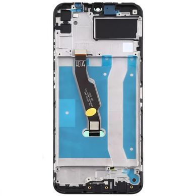 Дисплей для Huawei Y6P MED-LX9, MOA-LX9N, Honor 9A с рамкой черный 19704 фото