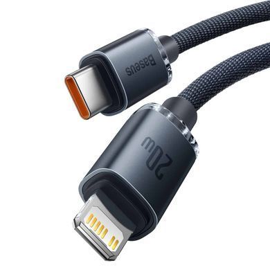 Кабель Baseus Crystal Shine Type-C - Lightning 2м 20W черный 27314 фото
