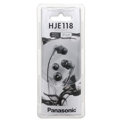 Наушники Panasonic (RP-HJE118GU-K) Black 06544 фото