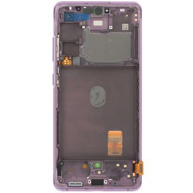 Дисплей для Samsung G780 Galaxy S20 FE, G781 з рамкою фіолетовий, Cloud Lavender OLED Хайкопія 32652 фото