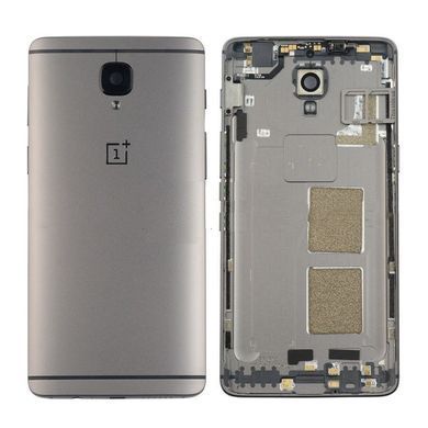 Задня кришка для OnePlus 3 (A3003), 3T A3010 сіра 12819 фото