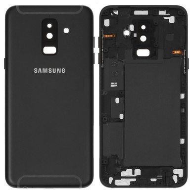 Задняя крышка для Samsung A605F Dual Galaxy A6 Plus (2018) черная Оригинал Китай, со стеклом камеры 12901 фото