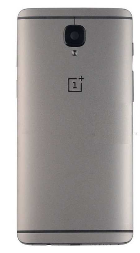 Задняя крышка для OnePlus 3 (A3003), 3T A3010 серая 12819 фото