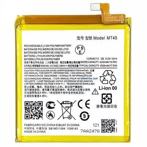 Аккумулятор MT45 для Motorola Edge 20 Pro XT2153, Motorola Edge S Pro 4520 mAh 05009 фото