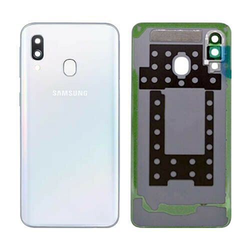 Задня кришка для Samsung A405 Galaxy A40 2019 біла, зі склом камери, Оригінал Китай 22836 фото