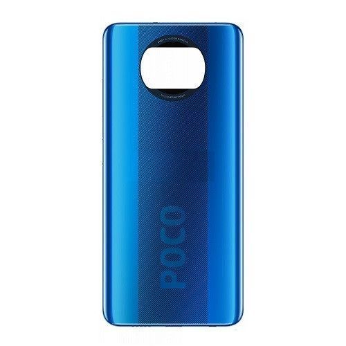 Задняя крышка для Xiaomi Poco X3 Pro 48MP синяя 23316 фото