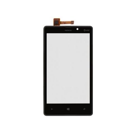 Сенсор (тачскрин) Nokia Lumia 820 и рамкой черный Оригинал Китай 01662 фото