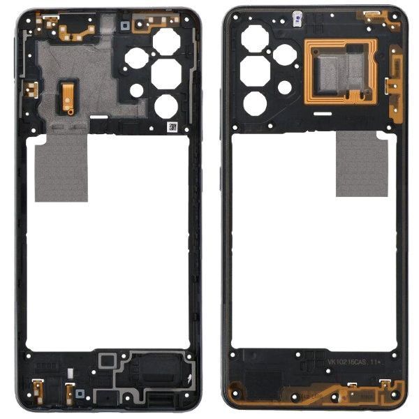 Рамка корпусу Samsung A325 Galaxy A32 4G чорна 30662 фото